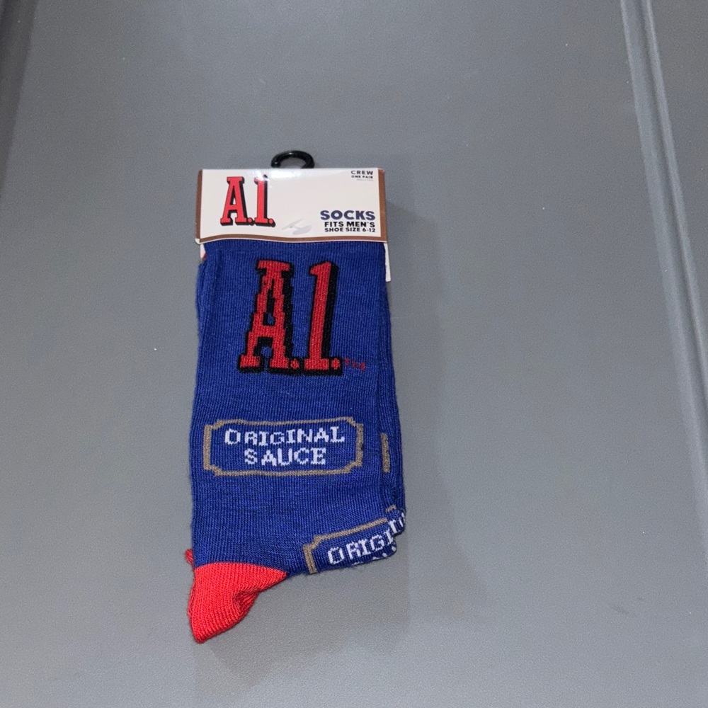 Original Sauce Blue and Red Men's Socks